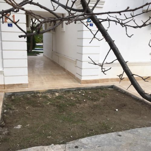 60x60 eskitme özel tasarım traverten (mermer) çalı